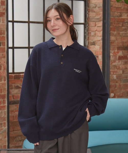 アンチピリング〉オーバーサイズ スウェットライク ウォッシャブル長袖