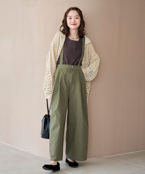 coen（コーエン）の「【SMITH’S（スミス）別注】サスペンダー付きパンツ（チノパンツ・レディース・オリーブ/ベージュ/ブラック・M/L）」の11枚目の写真