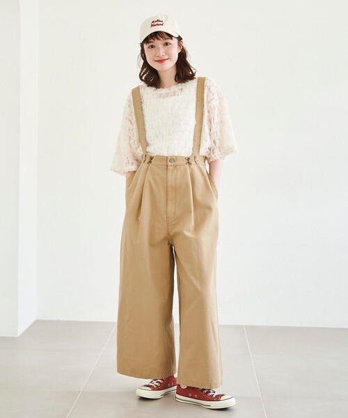 coen（コーエン）の「【SMITH’S（スミス）別注】サスペンダー付きパンツ（チノパンツ・レディース・オリーブ/ベージュ/ブラック・M/L）」の14枚目の写真