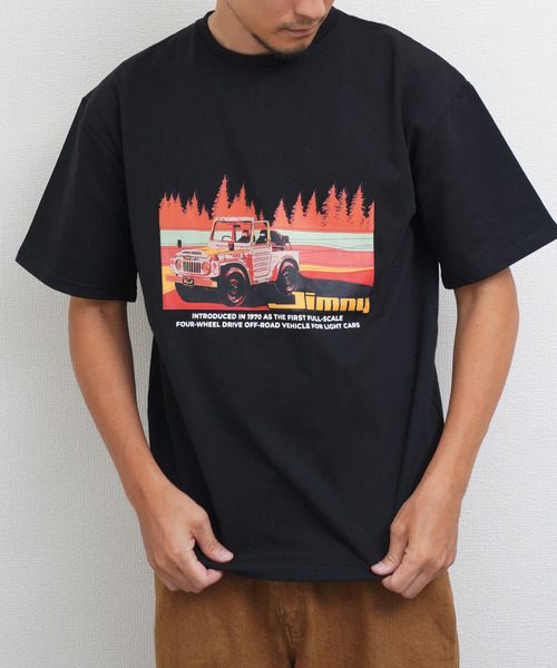 ZIP FIVE(ジップファイブ)の「ヘビーウェイト Jimny ジムニー8 天竺半袖Tシャツ(Tシャツ/カットソー・メンズ・カーキ系/ホワイト/ブラック・MEDIUM/LARGE/X-LARGE)」の7枚目の写真