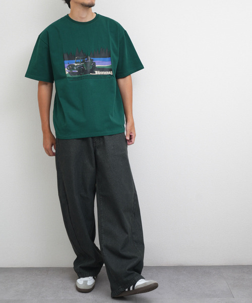 ZIP FIVE(ジップファイブ)の「ヘビーウェイト Jimny ジムニー8 天竺半袖Tシャツ(Tシャツ/カットソー・メンズ・カーキ系/ホワイト/ブラック・MEDIUM/LARGE/X-LARGE)」の9枚目の写真