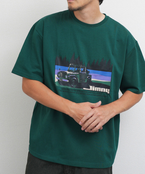 ZIP FIVE(ジップファイブ)の「ヘビーウェイト Jimny ジムニー8 天竺半袖Tシャツ(Tシャツ/カットソー・メンズ・カーキ系/ホワイト/ブラック・MEDIUM/LARGE/X-LARGE)」の10枚目の写真