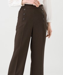 TOKYO SHIRTS（トウキョウシャツ）の「ウーリッシュ素材 セミワイドパンツ セットアップ可能（スラックス）」