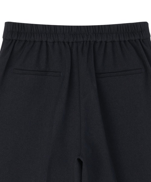 TOKYO SHIRTS（トウキョウシャツ）の「ウーリッシュ素材 セミワイドパンツ セットアップ可能（スラックス・レディース・ネイビー/ブラウン・M/L/LL）」の12枚目の写真