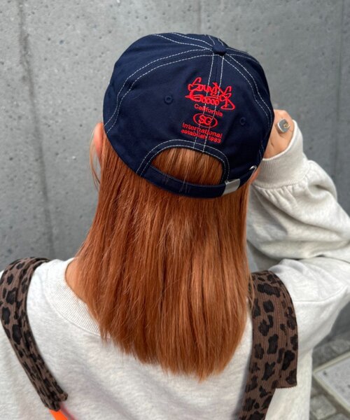SOUNDSGOOOOD（サウンズグッド）の「【SOUNDS GOOOOD】ワッペンキャップ（キャップ・レディース・ネイビー/レッド・ONE SIZE）」の7枚目の写真