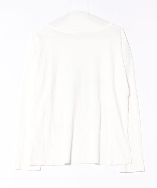 Never mind the XU / Chikashitsu+（ネバーマインド ザ エックスユー / チカシツプラス）の「【nmtc +】vintage cross long sleeve / 【エヌエムティーシープラス】ビンテージクロスデザイン長袖Tシャツ（Tシャツ/カットソー・メンズ・ホワイト・ONE SIZE）」の2枚目の写真