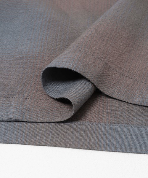 URBAN RESEARCH（アーバンリサーチ）の「new basic　BISHU RAYON CHECK SHIRTS（シャツ/ブラウス・メンズ・ネイビー/ピンク・MEDIUM/LARGE/X-LARGE）」の11枚目の写真