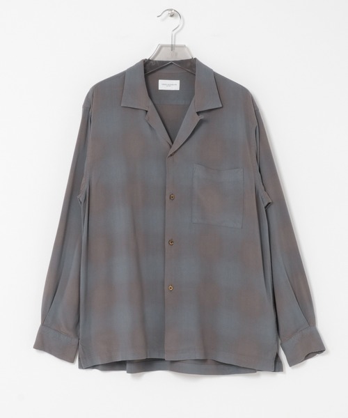 URBAN RESEARCH（アーバンリサーチ）の「new basic　BISHU RAYON CHECK SHIRTS（シャツ/ブラウス・メンズ・ネイビー/ピンク・MEDIUM/LARGE/X-LARGE）」の7枚目の写真