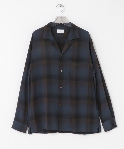 URBAN RESEARCH（アーバンリサーチ）の「new basic　BISHU RAYON CHECK SHIRTS（シャツ/ブラウス・メンズ・ネイビー/ピンク・MEDIUM/LARGE/X-LARGE）」の6枚目の写真