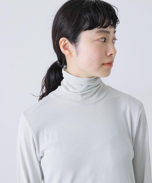 新品タグ付き　ハイツイストコットンタートルカットソー　アーバンリサーチドアーズ ハイツイストコットンタートルカットソー（Tシャツ/カットソー）｜か