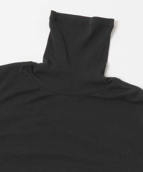 かぐれ(カグレ)の「ハイツイストコットンタートルカットソー(Tシャツ/カットソー・レディース・オフホワイト/ブラック/ミント・FREE)」の20枚目の写真