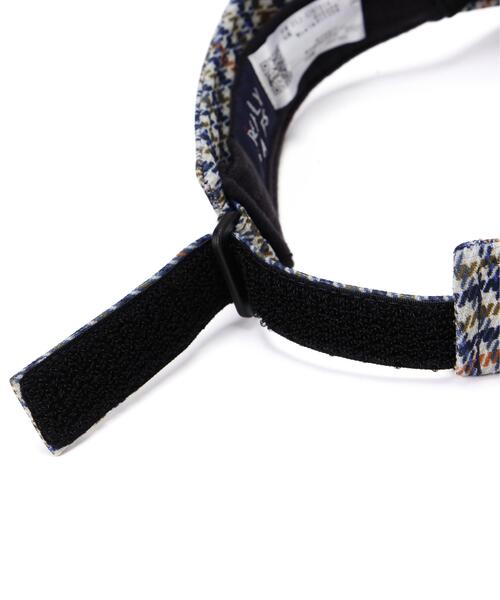 PEARLY GATES(パーリーゲイツ)の「【PEARLY GATES】ガンクラブチェック柄バイザー (UNISEX)(サンバイザー・レディース・ブラウン系その他・FREE)」の7枚目の写真