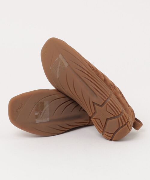 ASH（アッシュ）の「ASH/アッシュ【MIURA】フラットスエードスニーカー 薄底 ブラウン 2.5cmヒール（スニーカー・レディース・ブラウン/グレイッシュベージュ・36/37/38/35/39）」の4枚目の写真