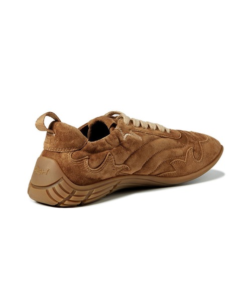 ASH（アッシュ）の「ASH/アッシュ【MIURA】フラットスエードスニーカー 薄底 ブラウン 2.5cmヒール（スニーカー・レディース・ブラウン/グレイッシュベージュ・36/37/38/35/39）」の7枚目の写真