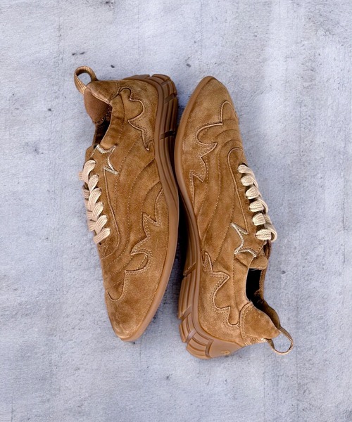 ASH（アッシュ）の「ASH/アッシュ【MIURA】フラットスエードスニーカー 薄底 ブラウン 2.5cmヒール（スニーカー・レディース・ブラウン/グレイッシュベージュ・36/37/38/35/39）」の13枚目の写真