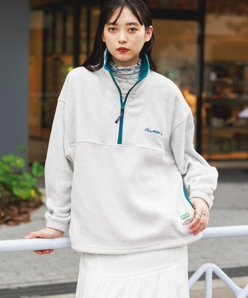 セール】＜DISCUS/ディスカス＞ フリースハーフジップ（スウェット