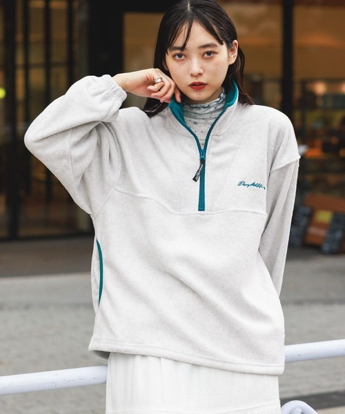 セール】＜DISCUS/ディスカス＞ フリースハーフジップ（スウェット