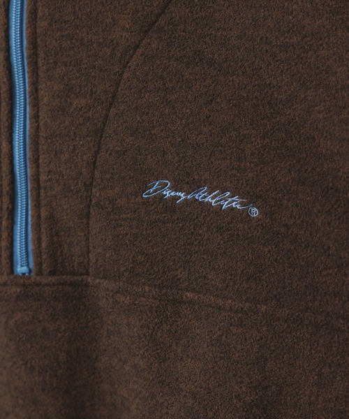 DISCUS ATHLETIC（ディスカス　アスレチック）の「＜DISCUS/ディスカス＞ フリースハーフジップ（スウェット・レディース・ネイビー/オフホワイト/グリーン/ダークブラウン・X-LARGE/LARGE/MEDIUM）」の22枚目の写真