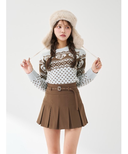 DDアーガイルニットトップス（ニット/セーター）｜Darich（ダーリッチ