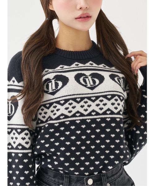 Darich DDアーガイルニットトップス DDアーガイルニットトップス（ニット/セーター）｜Darich（ダーリッチ