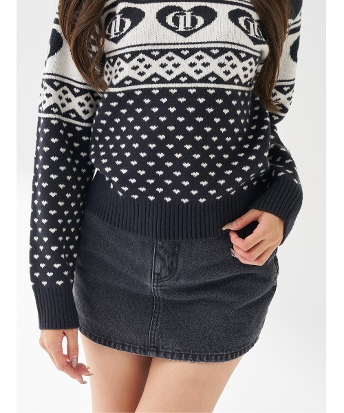 DDアーガイルニットトップス（ニット/セーター）｜Darich（ダーリッチ