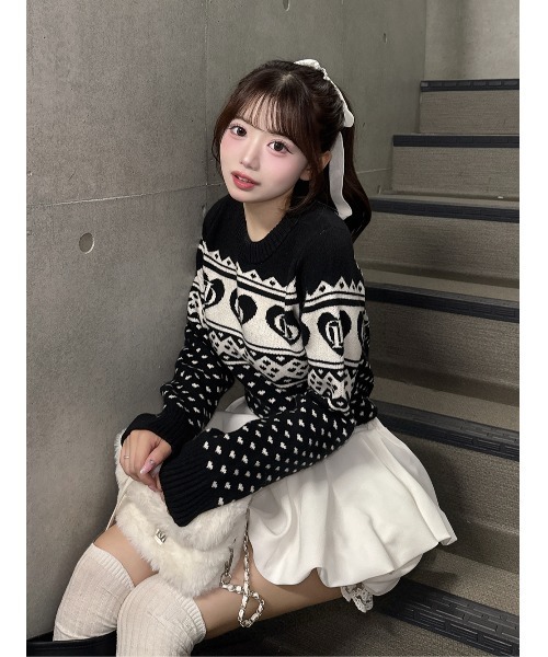 Darich DDアーガイルニットトップス DDアーガイルニットトップス（ニット/セーター）｜Darich（ダーリッチ