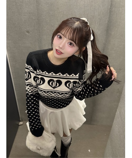 Darich DDアーガイルニットトップス DDアーガイルニットトップス（ニット/セーター）｜Darich（ダーリッチ