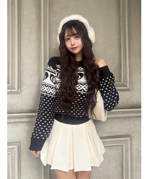 Darich DDアーガイルニットトップス DDアーガイルニットトップス（ニット/セーター）｜Darich（ダーリッチ