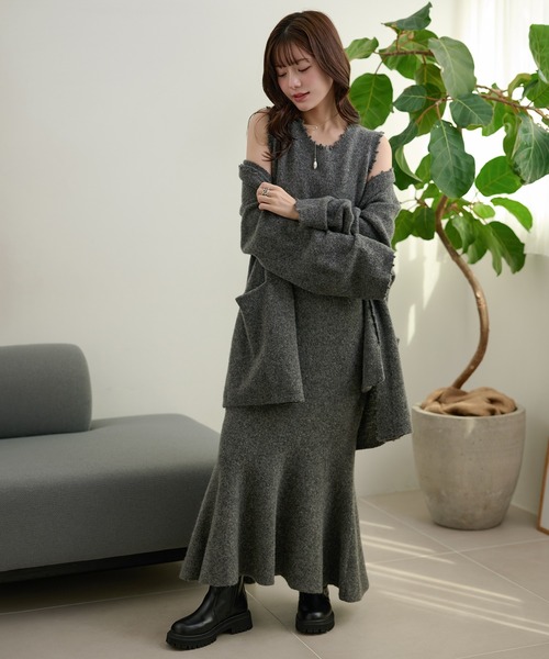 yo BIOTOP】long knit dress yo biotop long knit dress 【公式通販】