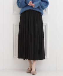 SHOO・LA・RUE（シューラルー）の「【洗濯機可/着丈選べる】オンにもオフにも 軽やかプリーツスカート（スカート）」