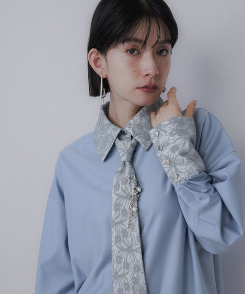 パーツツキネクタイシャツ(HARE)（シャツ/ブラウス）｜HARE（ハレ）の