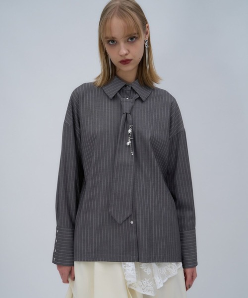 パーツツキネクタイシャツ(HARE)（シャツ/ブラウス）｜HARE（ハレ）の