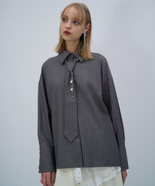 パーツツキネクタイシャツ(HARE)（シャツ/ブラウス）｜HARE（ハレ）の