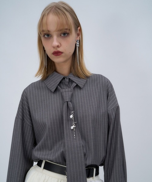 パーツツキネクタイシャツ(HARE)（シャツ/ブラウス）｜HARE（ハレ）の