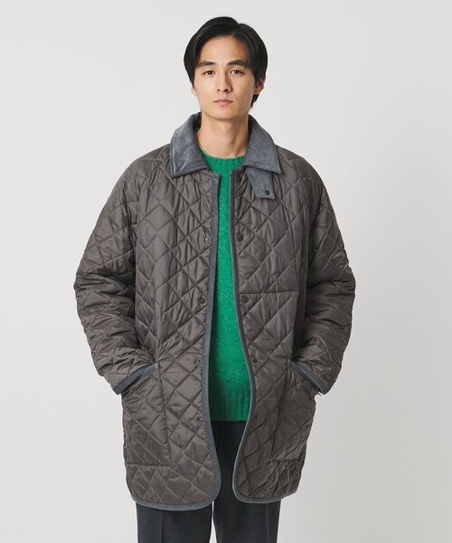 LAVENHAM(ラベンハム)の「【別注】<LAVENHAM> ラグラン キルティング ミドルコート(その他アウター・メンズ・ブラック/ブラウン系/ダークグレー・M/L/S)」の6枚目の写真
