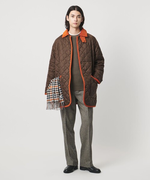 LAVENHAM(ラベンハム)の「【別注】<LAVENHAM> ラグラン キルティング ミドルコート(その他アウター・メンズ・ブラック/ブラウン系/ダークグレー・M/L/S)」の8枚目の写真