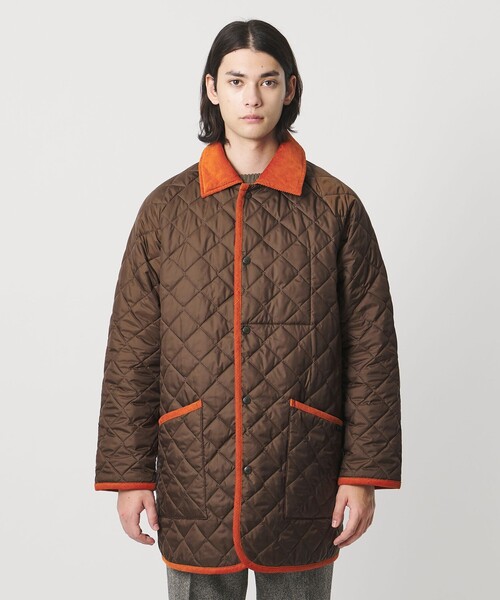 LAVENHAM(ラベンハム)の「【別注】<LAVENHAM> ラグラン キルティング ミドルコート(その他アウター・メンズ・ブラック/ブラウン系/ダークグレー・M/L/S)」の9枚目の写真