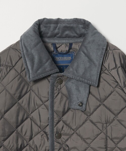 LAVENHAM(ラベンハム)の「【別注】<LAVENHAM> ラグラン キルティング ミドルコート(その他アウター・メンズ・ブラック/ブラウン系/ダークグレー・M/L/S)」の14枚目の写真
