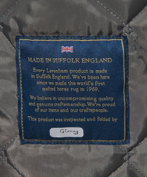 LAVENHAM(ラベンハム)の「【別注】<LAVENHAM> ラグラン キルティング ミドルコート(その他アウター・メンズ・ブラック/ブラウン系/ダークグレー・M/L/S)」の22枚目の写真