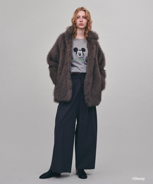 AKTE（アクテ）の「ミッキーマウススウェットプルオーバー（スウェット・レディース・オフホワイト/グレー・FREE）」の17枚目の写真