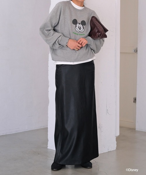 AKTE（アクテ）の「ミッキーマウススウェットプルオーバー（スウェット・レディース・オフホワイト/グレー・FREE）」の6枚目の写真