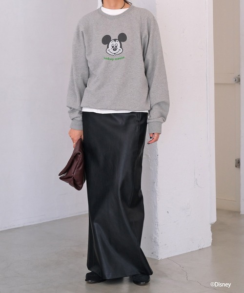 AKTE（アクテ）の「ミッキーマウススウェットプルオーバー（スウェット・レディース・オフホワイト/グレー・FREE）」の7枚目の写真