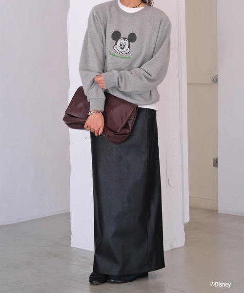 AKTE（アクテ）の「ミッキーマウススウェットプルオーバー（スウェット・レディース・オフホワイト/グレー・FREE）」の10枚目の写真