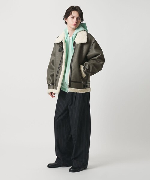 モンキータイム（monkey time）/ムートンライク B−3 ジャケット ムートンライク B-3 ジャケット（ブルゾン）｜MONKEY TIME（モンキー