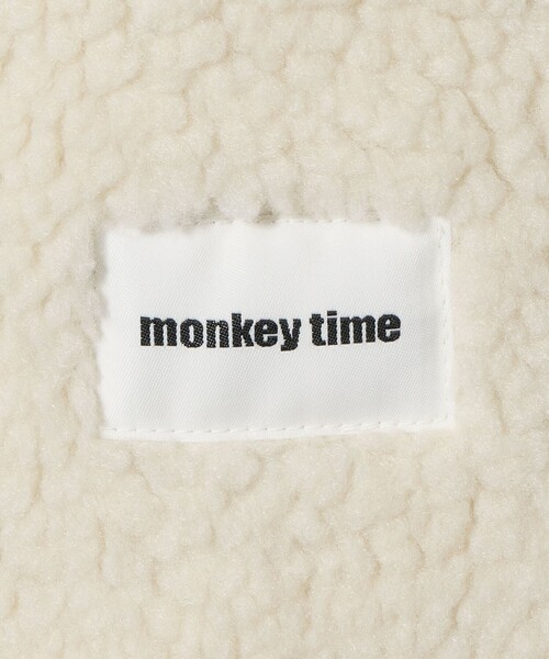 MONKEY TIME（モンキータイム）の「ムートンライク B-3 ジャケット（ブルゾン・メンズ・ダークグレー/ブラック・S/M/L/XL）」の14枚目の写真