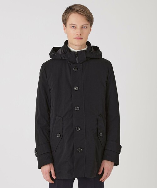 BLACK LABEL CRESTBRIDGE（ブラックレーベル・クレストブリッジ）の「BLACK of  BLACKs 10monthショートパーカー（ブルゾン・メンズ・ブラック・L/M/XL）」の3枚目の写真