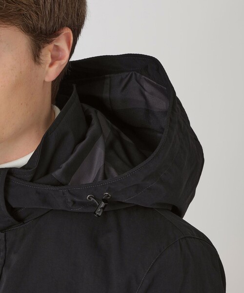 BLACK LABEL CRESTBRIDGE（ブラックレーベル・クレストブリッジ）の「BLACK of  BLACKs 10monthショートパーカー（ブルゾン・メンズ・ブラック・L/M/XL）」の7枚目の写真