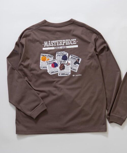 DADのロンティー セール】【Columbia】【DAD】バックグラフィックロンT（Tシャツ