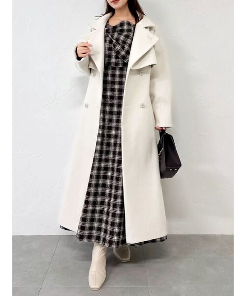 セール】ビッグリボンレイヤードワンピース（ワンピース）｜dazzlin