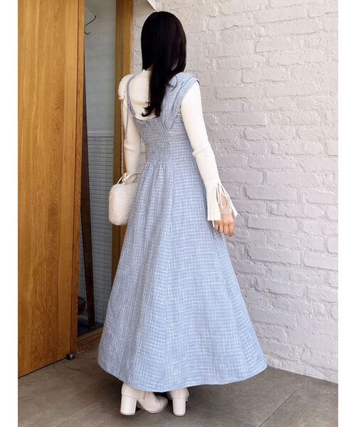 dazzlin（ダズリン）の「ビッグリボンレイヤードワンピース